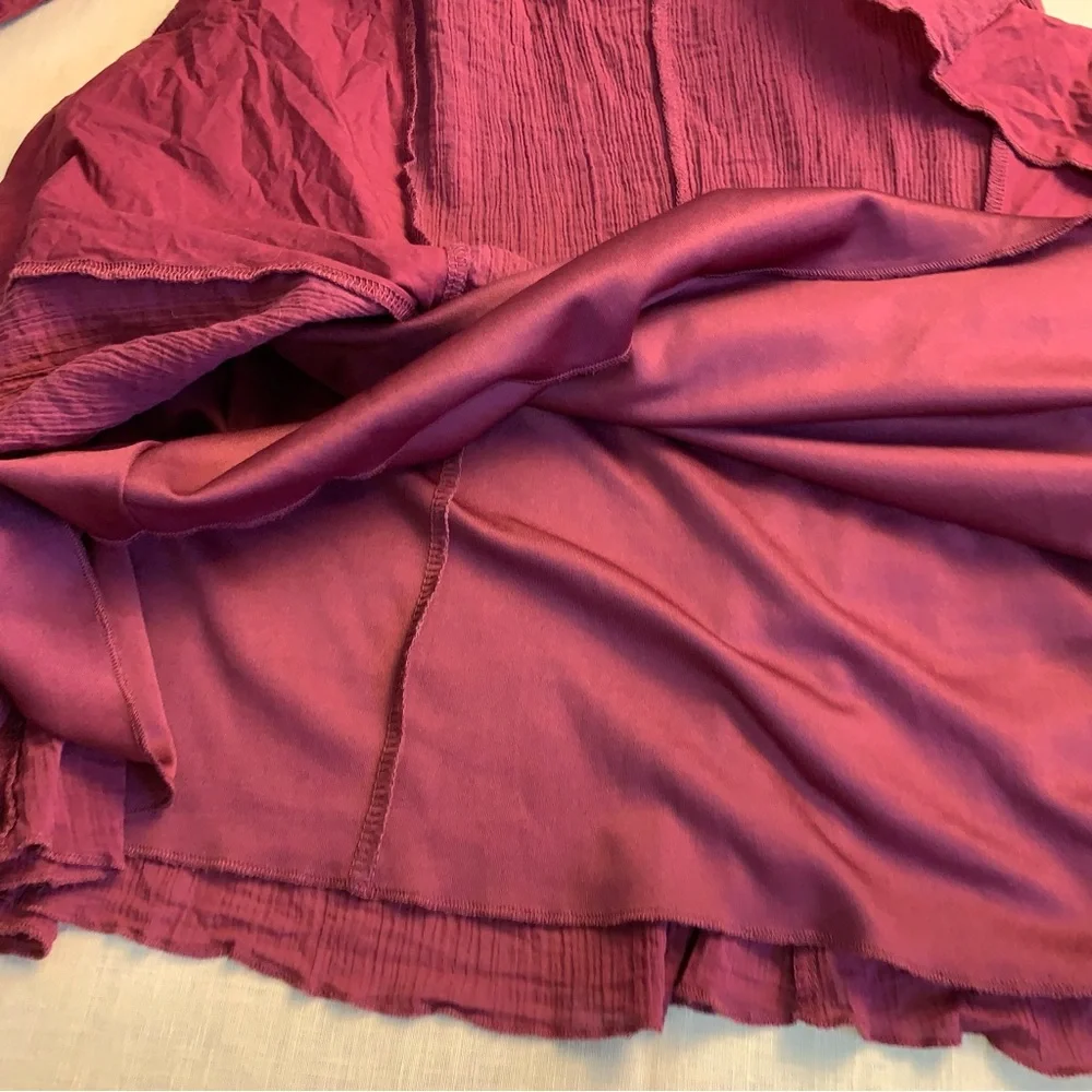 Chelsea & Violet Red Ribbed Ruffled Sundress - Picture 3 of 10